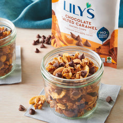 Lily's Chocolate Salted Caramel Flavored No Added Sugar Baking Chips