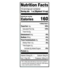 Great Value Deluxe Whole Cashews, Salted, 16 oz