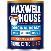 (6 pack) Maxwell House Original Roast Ground Coffee, 10.3 oz Canister, Medium