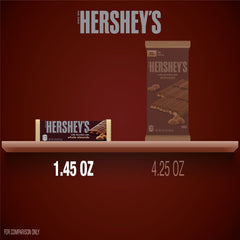 Hershey's Milk Chocolate with Whole Almonds Candy, Bars 1.45 oz, 6 Cou