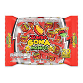 Zumba Pica Goma Mix Gummy Candy, Mexican Tamarind and Mango Candy, 20 Count