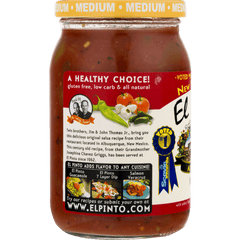 El Pinto Medium Salsa, 16 ozEl Pinto Medium Salsa Authentic New Mexico Flavor, 16 oz Jar
