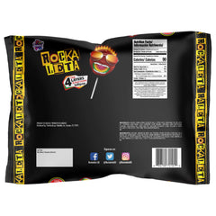 (6 Pack) Sonric's Rockaleta Lollipops with Bubble Gum Center