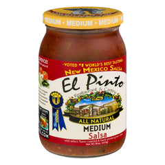 El Pinto Medium Salsa, 16 ozEl Pinto Medium Salsa Authentic New Mexico Flavor, 16 oz Jar