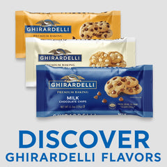 GHIRARDELLI Milk Chocolate Premium Baking Chips, Chocolate Chips for Baking, 11.5 oz Bag