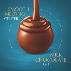 Lindt Lindor Sea Salt Milk Chocolate Candy Truffles, 5.1 oz. Bag
