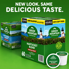 Green Mountain Coffee Roasters, Nantucket Blend Medium Roast K-Cup Coffee Pods, 60 Count