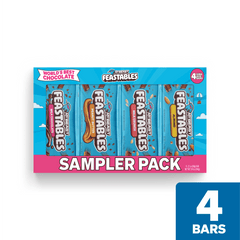 Feastables MrBeast Milk Chocolate Bar Sampler Variety Pack, 2.1 oz (60