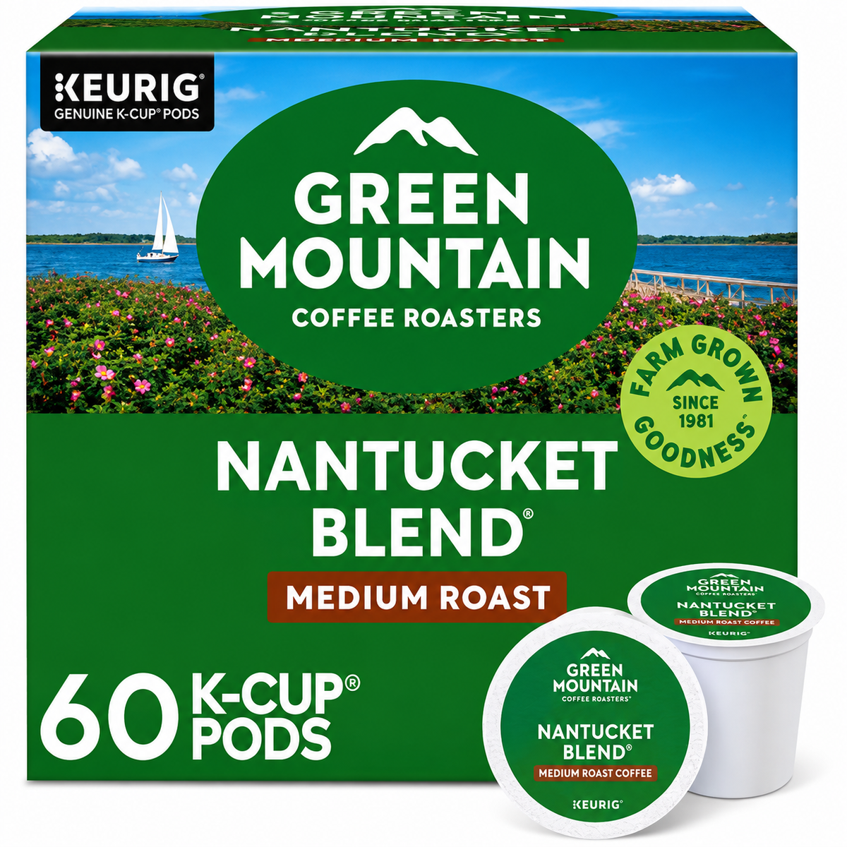(2 Pack) Green Mountain Coffee Roasters, Blend Medium Roast K-Cup