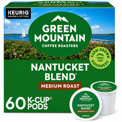 Green Mountain Coffee Roasters, Nantucket Blend Medium Roast K-Cup Coffee Pods, 60 Count