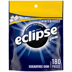 Eclipse Winterfrost Sugar Free Chewing Gum, Value Pack - 180 ct Bag