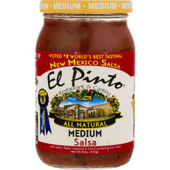El Pinto Medium Salsa, 16 ozEl Pinto Medium Salsa  Authentic New Mexico Flavor, 16 oz Jar