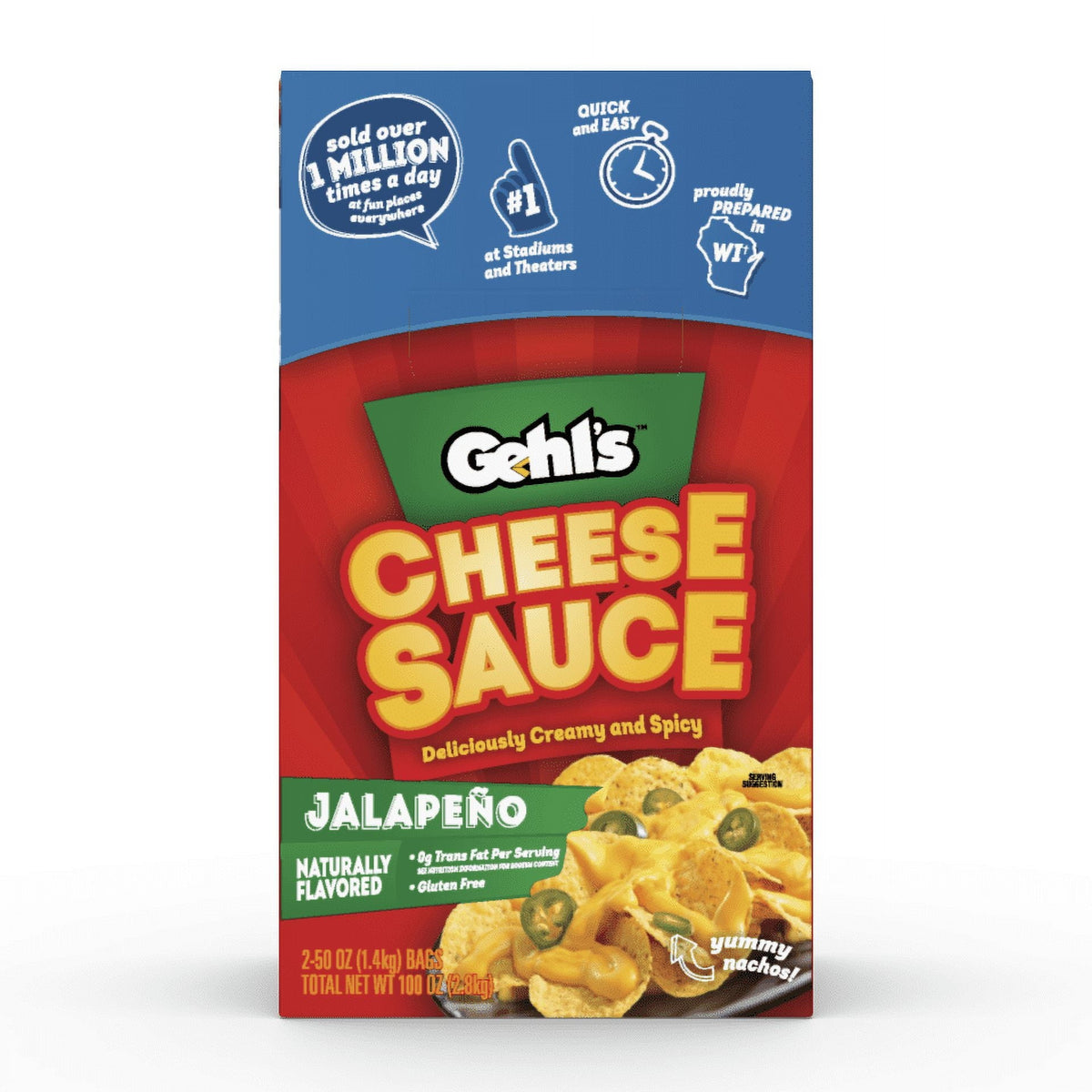 Gehl's Cheese Sauce Jalapeno, 50 oz, 2 Count