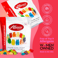 Albanese World's Best 12 Flavor Gummi Bears, Family Size Share 36 oz