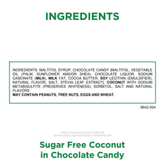 RUSSELL STOVER Sugar Free Coconut in Chocolate Candy, 10 oz. bag