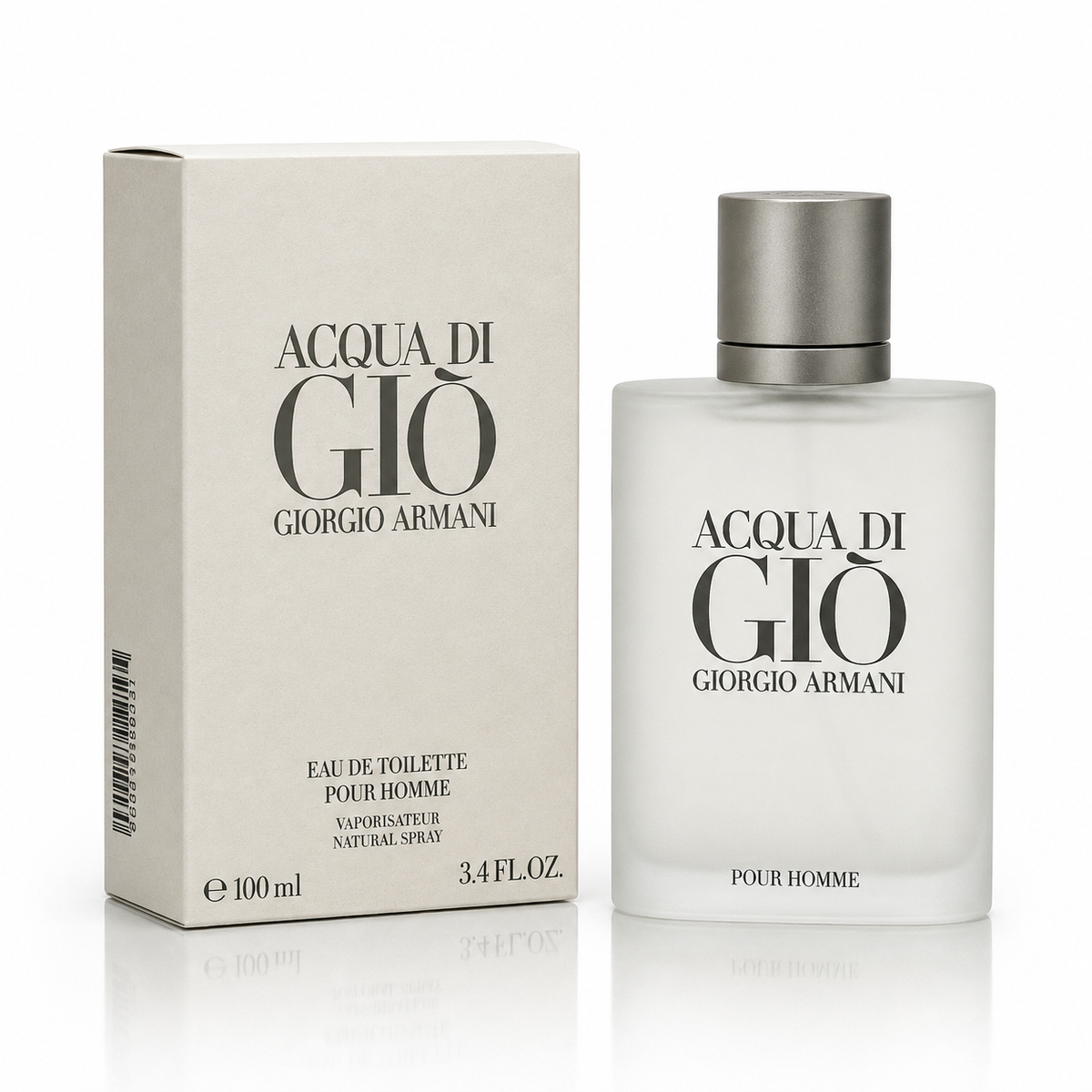 Aqua Di Gio By Giorgio Armani Men's Cologne EDT Spray 3.4 Oz (New And Sealed!!)