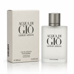 Aqua Di Gio By Giorgio Armani Men's Cologne EDT Spray 3.4 Oz (New And Sealed!!)